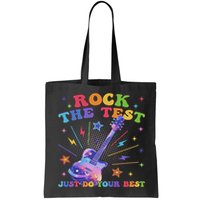 Rock The Test Testing Day Teacher Student Just Do Your Best Bag