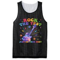 Rock The Test Testing Day Teacher Student Just Do Your Best Mesh Reversible Basketball Jersey Tank