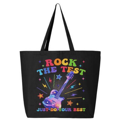 Rock The Test Testing Day Teacher Student Just Do Your Best 25L Jumbo Tote