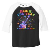 Rock The Test Testing Day Teacher Student Just Do Your Best Toddler Fine Jersey T-Shirt