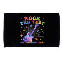 Rock The Test Testing Day Teacher Student Just Do Your Best Microfiber Hand Towel