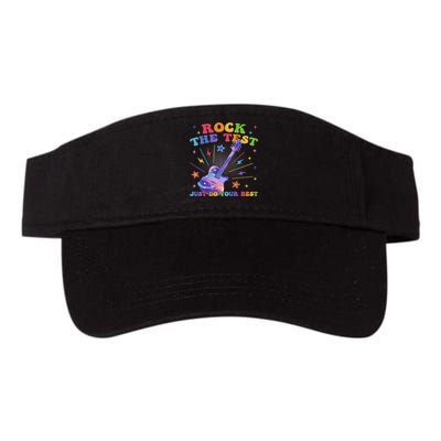 Rock The Test Testing Day Teacher Student Just Do Your Best Visor
