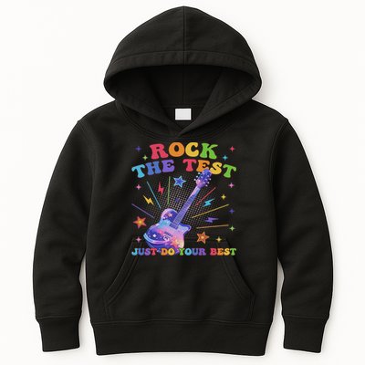 Rock The Test Testing Day Teacher Student Just Do Your Best Kids Hoodie