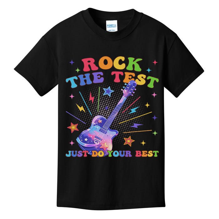 Rock The Test Testing Day Teacher Student Just Do Your Best Kids T-Shirt