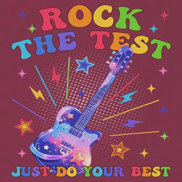 Rock The Test Testing Day Teacher Student Just Do Your Best 16oz Travel Tumbler