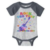 Rock The Test Testing Day Teacher Student Just Do Your Best Infant Baby Jersey Bodysuit