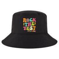 Rock The Test Testing Day Retro Motivational Cool Comfort Performance Bucket Hat