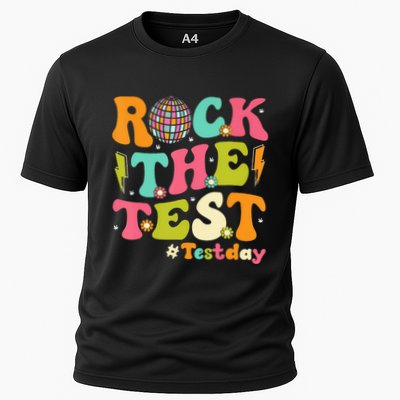 Rock The Test Testing Day Retro Motivational Performance Shirt