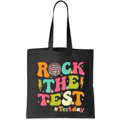 Rock The Test Testing Day Retro Motivational Bag