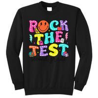 Rock The Test Day 2nd Grade Teacher Second Grade Testing Sweatshirt