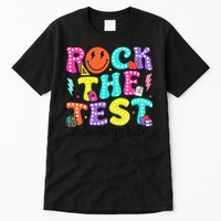 Rock The Test Day 2nd Grade Teacher Second Grade Testing Tall T-Shirt