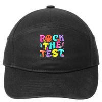 Rock The Test Day 2nd Grade Teacher Second Grade Testing 7-Panel Snapback Hat