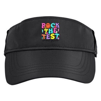 Rock The Test Day 2nd Grade Teacher Second Grade Testing Adult Drive Performance Visor