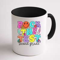 Rock The Test Day 2nd Grade Teacher Second Grade Testing Mug