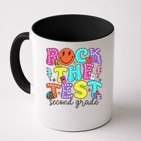 Rock The Test Day 2nd Grade Teacher Second Grade Testing Mug