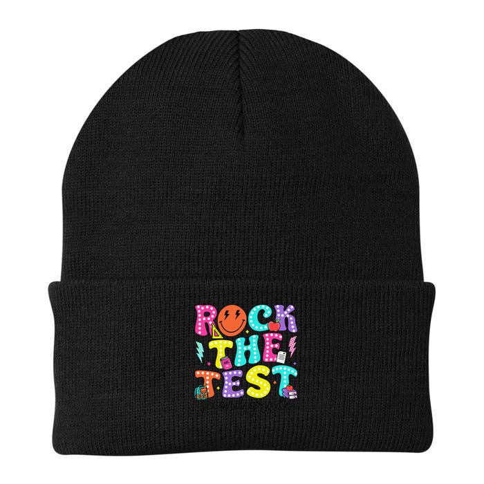 Rock The Test Day 2nd Grade Teacher Second Grade Testing Beanie