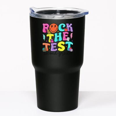 Rock The Test Day 2nd Grade Teacher Second Grade Testing Tumbler