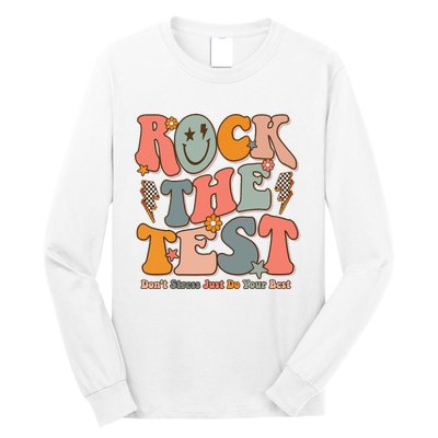 Rock The Test Testing Day DonT Stress Do Your Best Long Sleeve Shirt