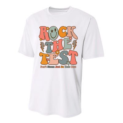 Rock The Test Testing Day DonT Stress Do Your Best Performance Sprint T-Shirt