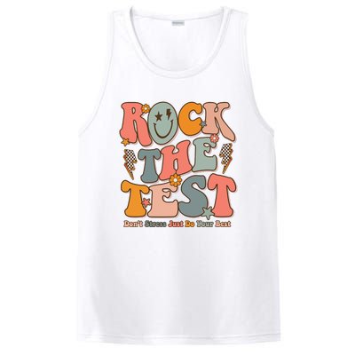 Rock The Test Testing Day DonT Stress Do Your Best PosiCharge Competitor Tank