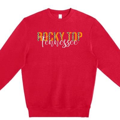 Rocky Top Tennessee Leopard Premium Crewneck Sweatshirt