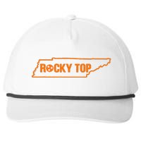 Rocky Top Tennessee State Map Tn Pride Snapback Five-Panel Rope Hat