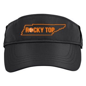 Rocky Top Tennessee State Map Tn Pride Adult Drive Performance Visor