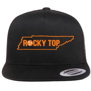 Rocky Top Tennessee State Map Tn Pride Flat Bill Trucker Hat