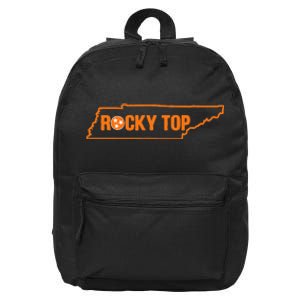 Rocky Top Tennessee State Map Tn Pride 16 in Basic Backpack