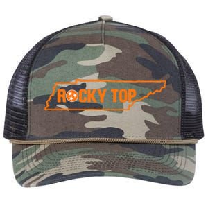 Rocky Top Tennessee State Map Tn Pride Retro Rope Trucker Hat Cap