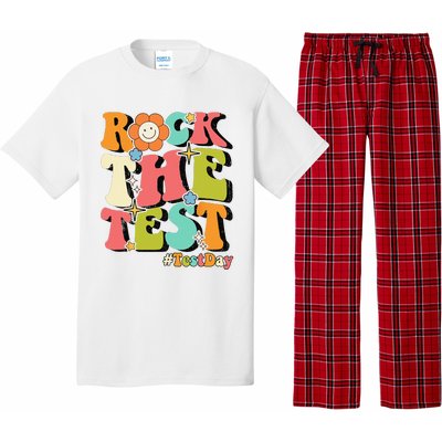 Rock The Test Testing Day Retro Motivational Teacher Student Pajama Set