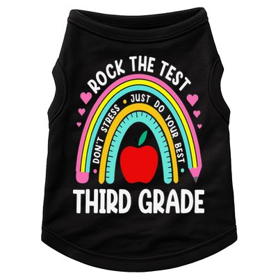 Rock The Test Day 3rd Grade Teacher Third Grade Testing Day Doggie Tank