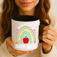 Rock The Test Day 3rd Grade Teacher Third Grade Testing Day Mug
