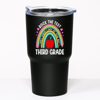 Rock The Test Day 3rd Grade Teacher Third Grade Testing Day Tumbler