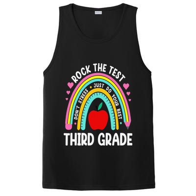 Rock The Test Day 3rd Grade Teacher Third Grade Testing Day PosiCharge Competitor Tank