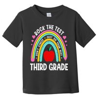 Rock The Test Day 3rd Grade Teacher Third Grade Testing Day Toddler T-Shirt