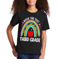 Rock The Test Day 3rd Grade Teacher Third Grade Testing Day Kids T-Shirt