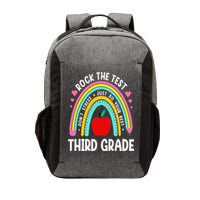 Rock The Test Day 3rd Grade Teacher Third Grade Testing Day Vector Backpack