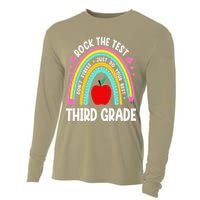Rock The Test Day 3rd Grade Teacher Third Grade Testing Day Cooling Performance Long Sleeve Crew