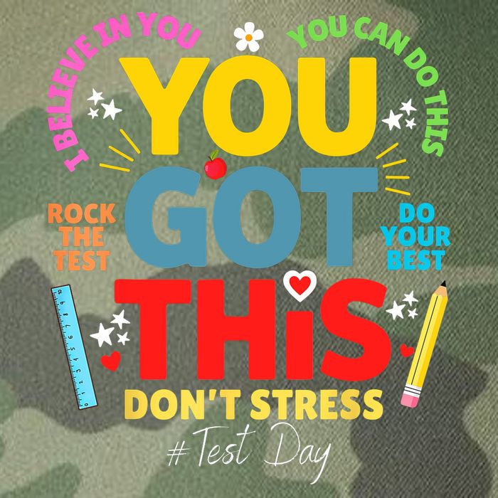 Rock The Test Don't Stress You Got This Teacher Testing Day  Legacy Tie Dye Trucker Hat