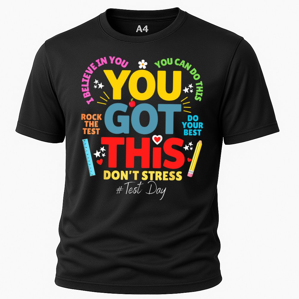 Rock The Test Don't Stress You Got This Teacher Testing Day  Performance Shirt