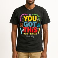 Rock The Test Don't Stress You Got This Teacher Testing Day  Tall T-Shirt