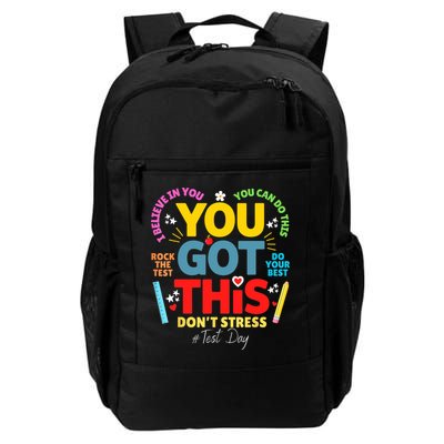 Rock The Test Don't Stress You Got This Teacher Testing Day  Backpack