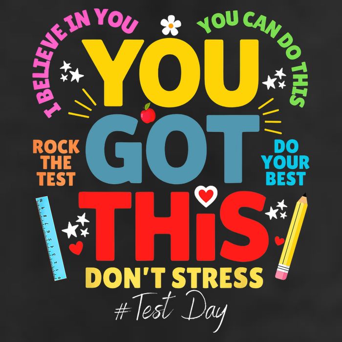 Rock The Test Don't Stress You Got This Teacher Testing Day  12oz Stainless Steel Coffee Mug