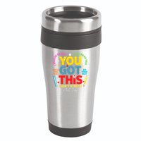 Rock The Test Don't Stress You Got This Teacher Testing Day  16oz Travel Tumbler