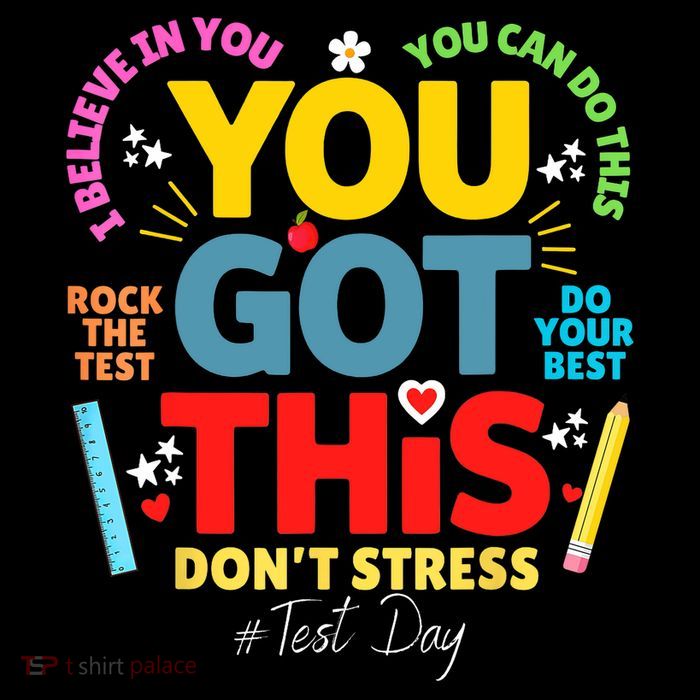 Rock The Test Don't Stress You Got This Teacher Testing Day  Womens Tank Top