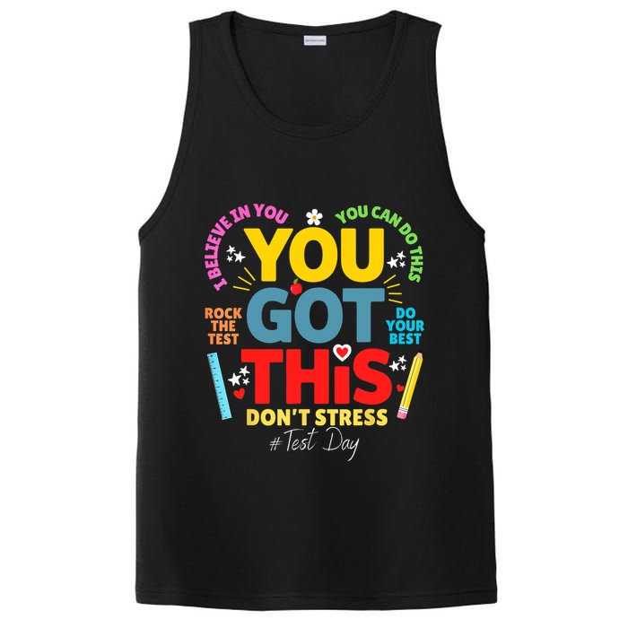 Rock The Test Don't Stress You Got This Teacher Testing Day  PosiCharge Competitor Tank