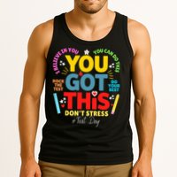 Rock The Test Don't Stress You Got This Teacher Testing Day  Tank Top