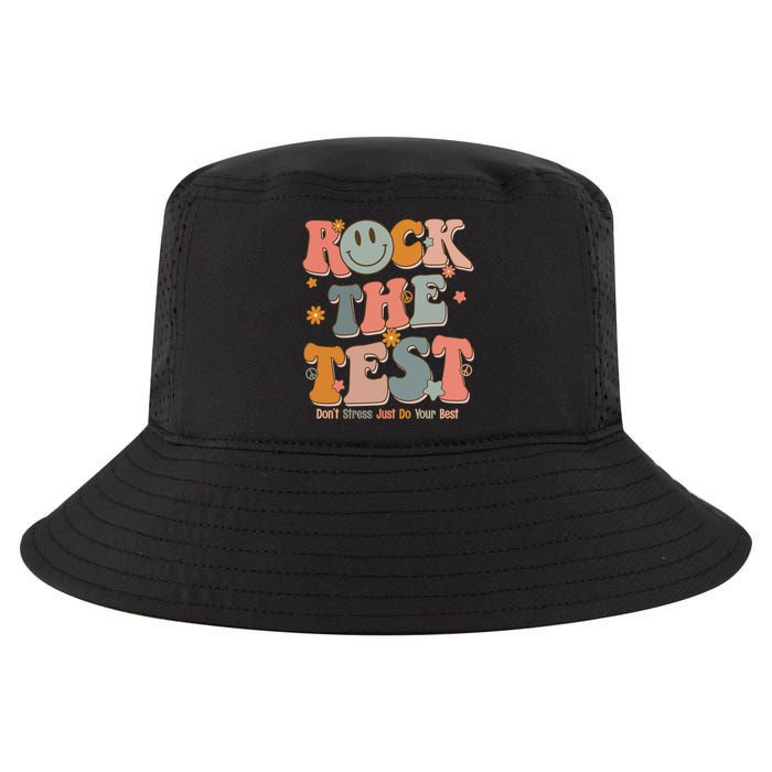 Rock The Test Dont Stress Just Do Your Best Cool Comfort Performance Bucket Hat