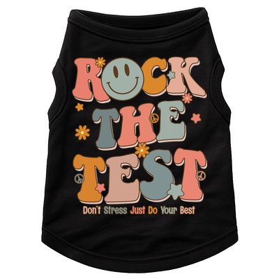 Rock The Test Dont Stress Just Do Your Best Doggie Tank
